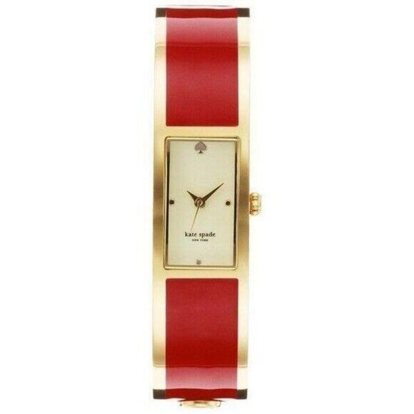 KATE SPADE NY CAROUSEL PRE-LOVED AUTHENTIC YELLOW/12K GOLD-PLATED ENAMEL WATCH s-l400.jpg main image 4